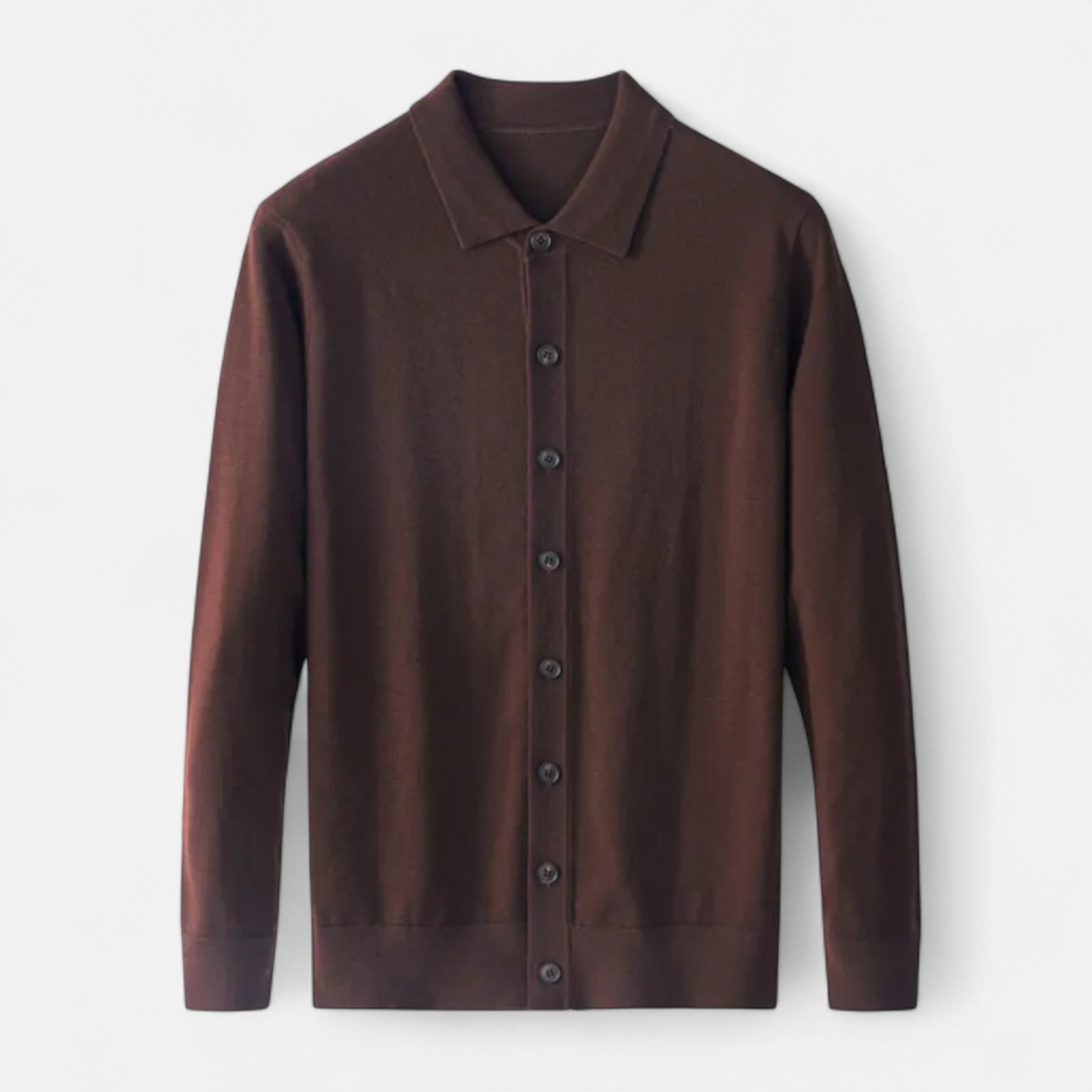 Dorevelle Men’s Wool Sweater – Premium Fine Yarn Button-Up Classic for Timeless Style