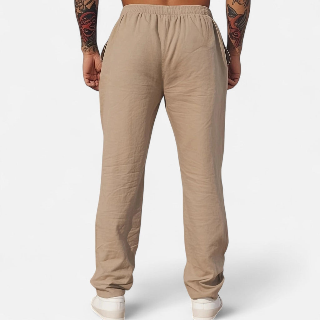 Dorevelle Men’s Linen Trousers – Classic Heritage Relaxed Fit for Ultimate Comfort