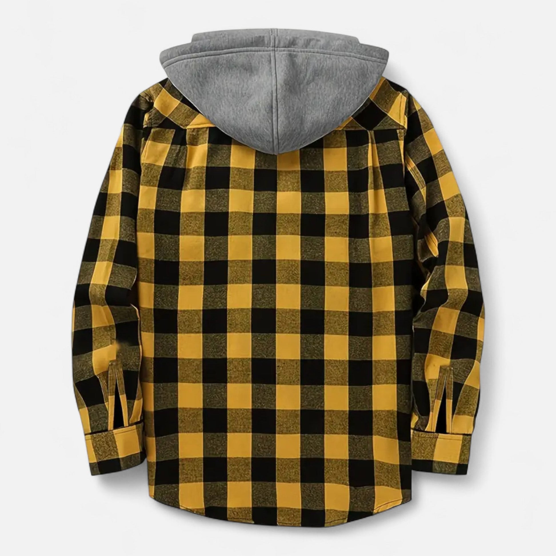 Dorevelle men’s stylish button-up hooded sweater for a casual yet trendy look