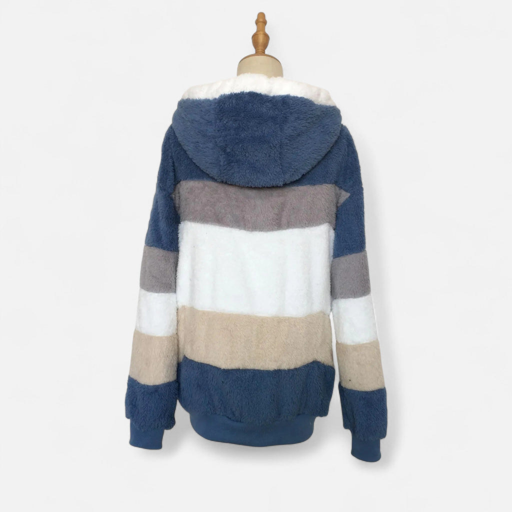 Dorevelle | Damen Oversized Jacke mit Kapuze – Elegante Herbst- und Wintermode