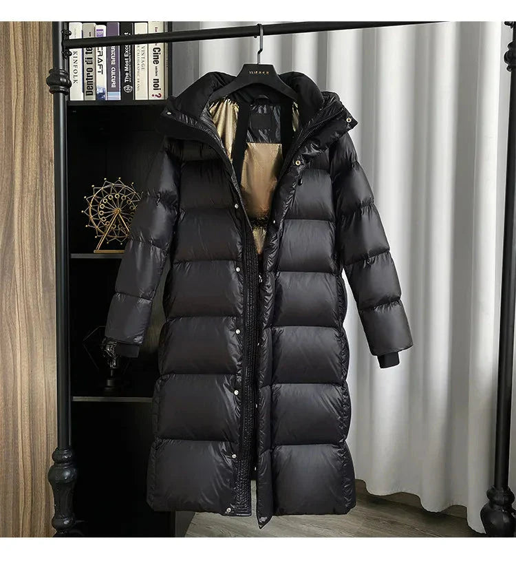 Lira - Warm and Comfortable Thick Puffer Hooded Down Jacket for Cold Days