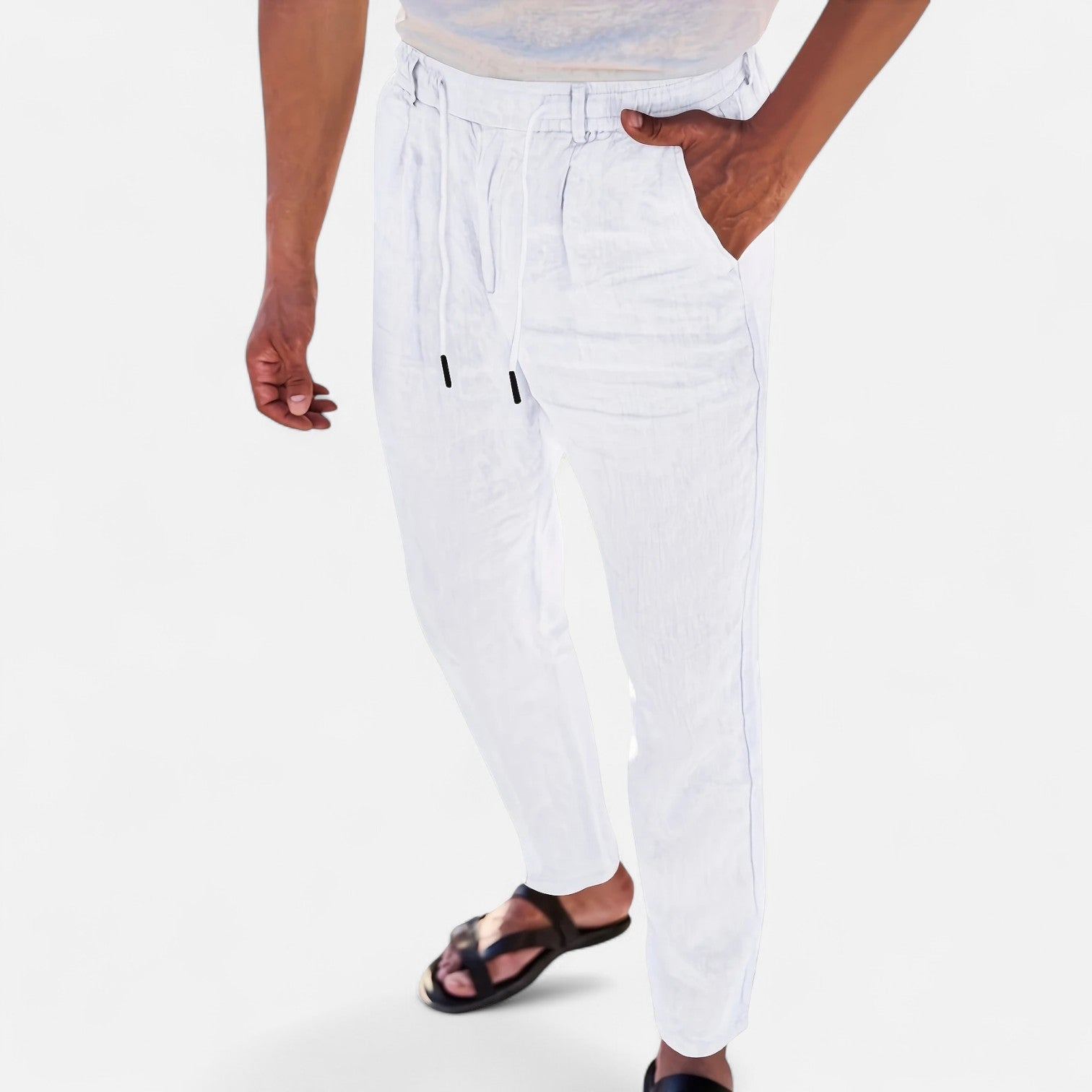 Dorevelle | Men’s Linen Trousers – Heritage Lightweight Fit for Stylish Comfort