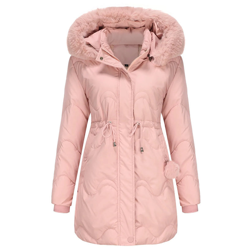 Renata Winter Coat with Cozy Plush Lining and Style Upgrade