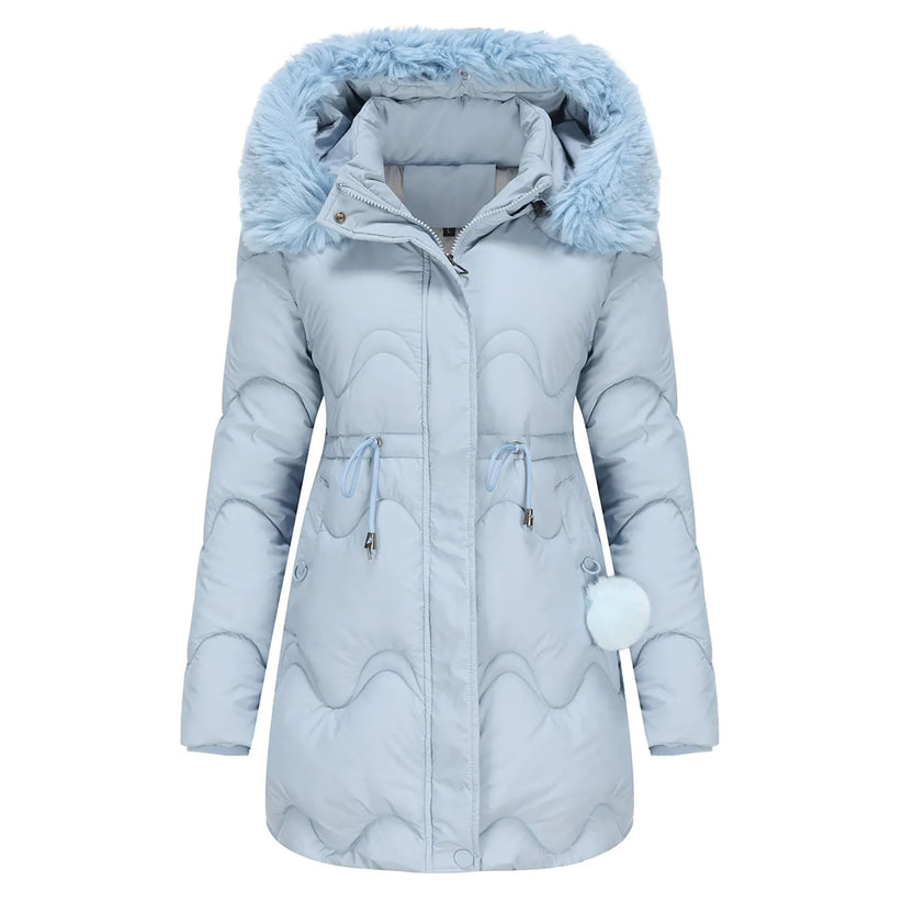 Renata Winter Coat with Cozy Plush Lining and Style Upgrade