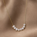 Elegant Gold Bead Necklace - Shine at Every Occasion