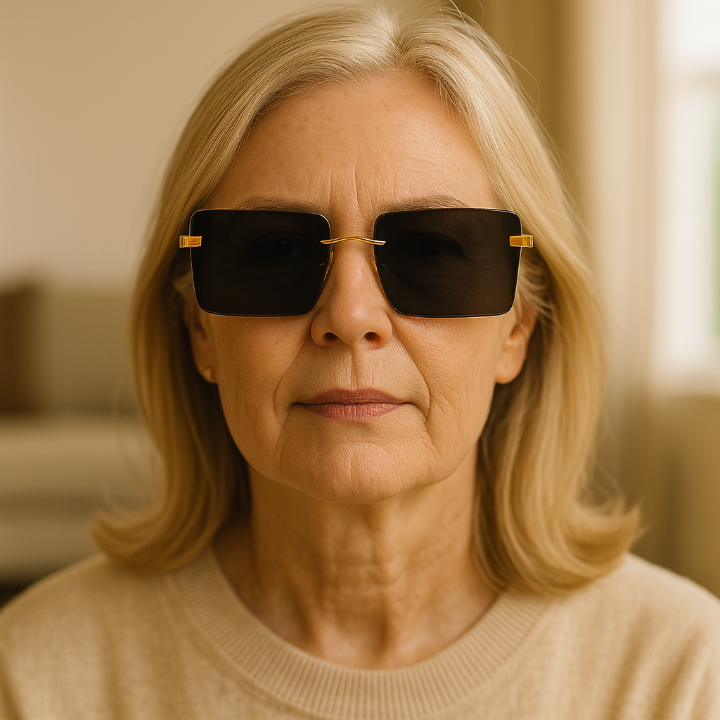 Fashion Rimless Sunglasses for Women