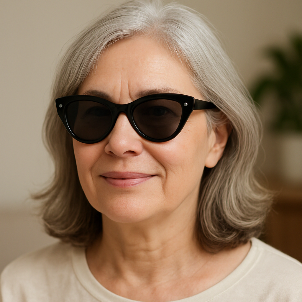 Retro cat eye sunglasses for women