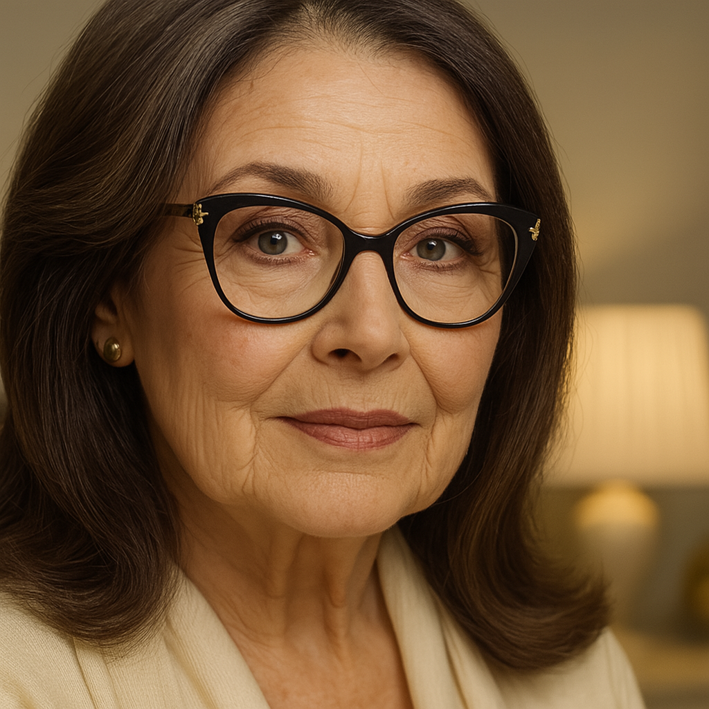 Retro cat-eye glasses