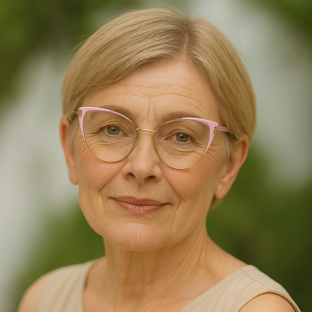 Retro cat eye women's glasses