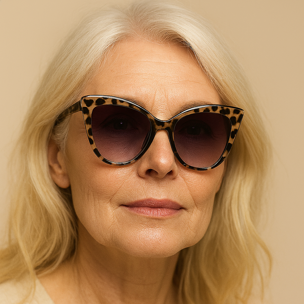 Vintage Cat Eye Sunglasses for Women – Gradient Retro Shades