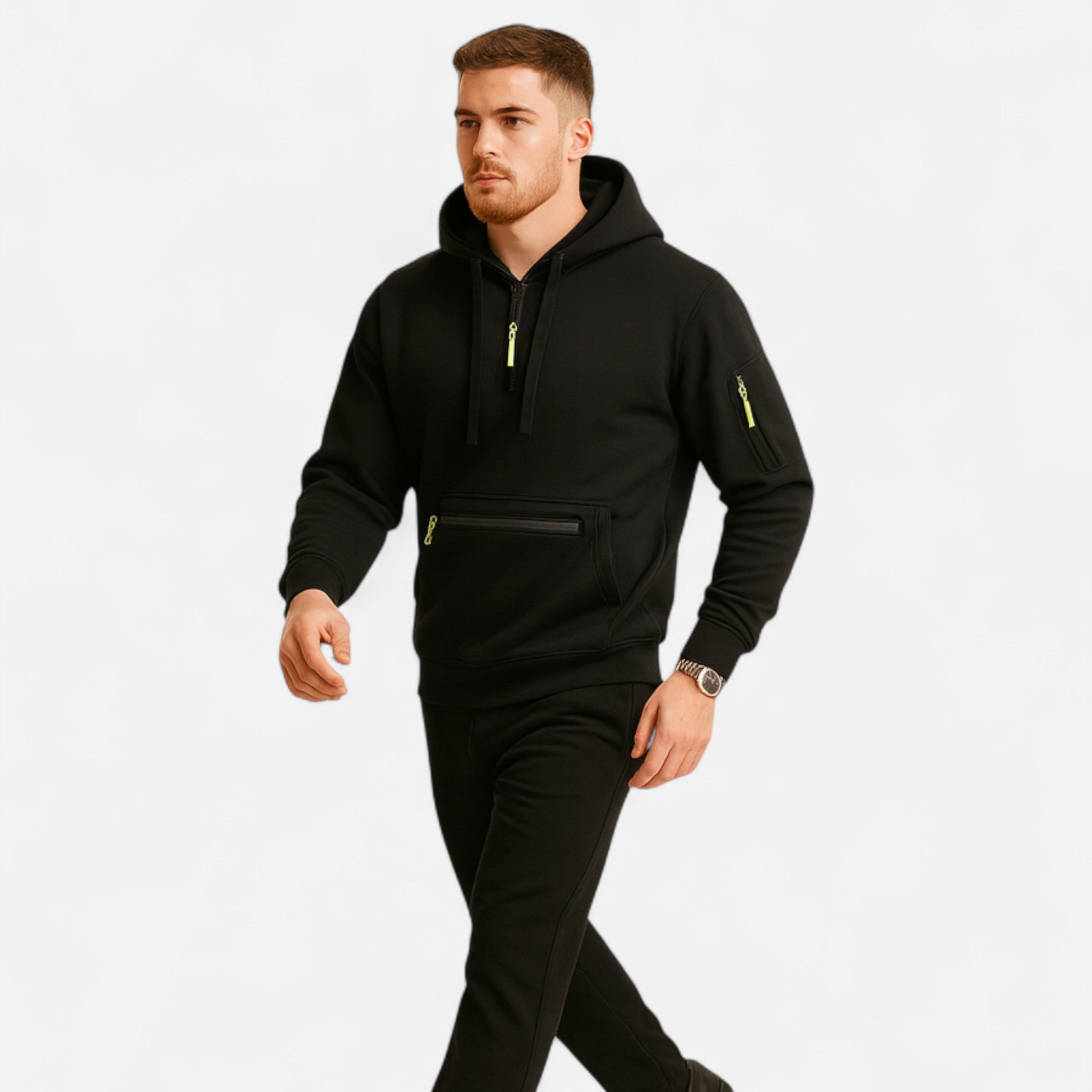 Dorevelle Herren Kapuzenpullover – Heritage ZIP Sweater für stilvolle Gemütlichkeit