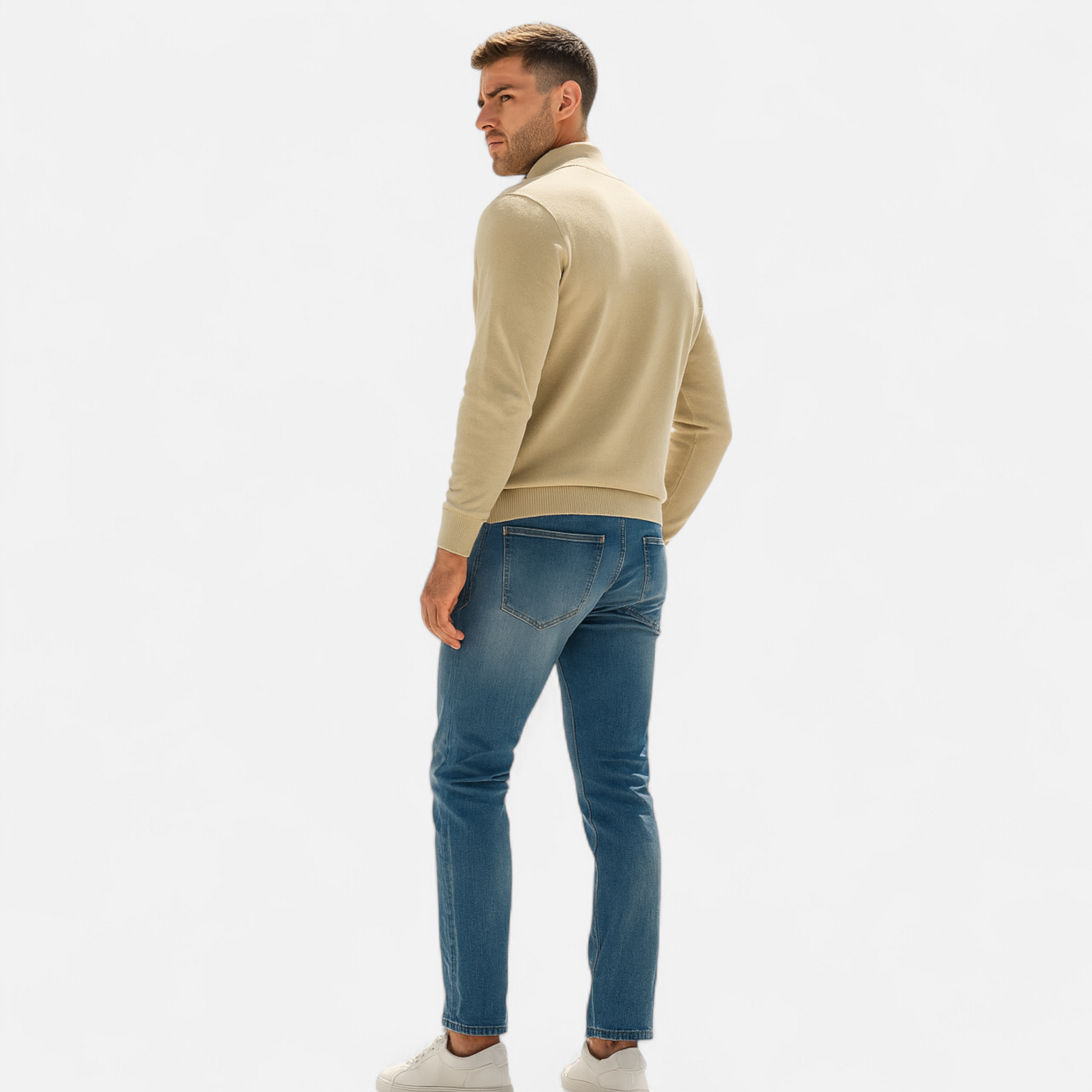 Dorevelle | Herren-Halbzip-Pullover – Elegante Heritage-Strickware