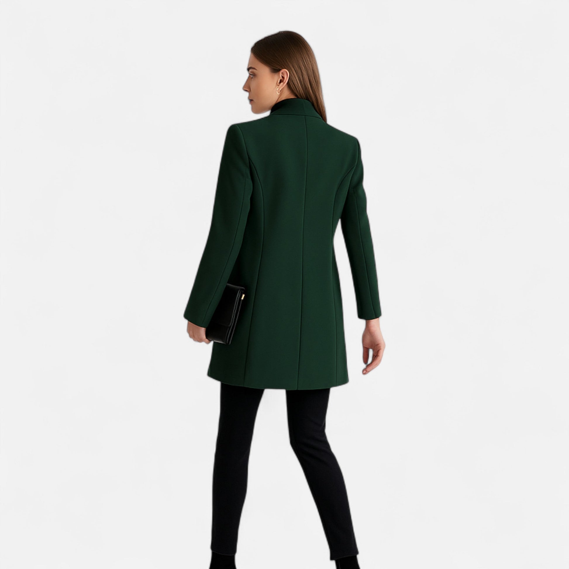Dorevelle | élégante manteau long pour femmes avec design sophistiqué à manches raglan
