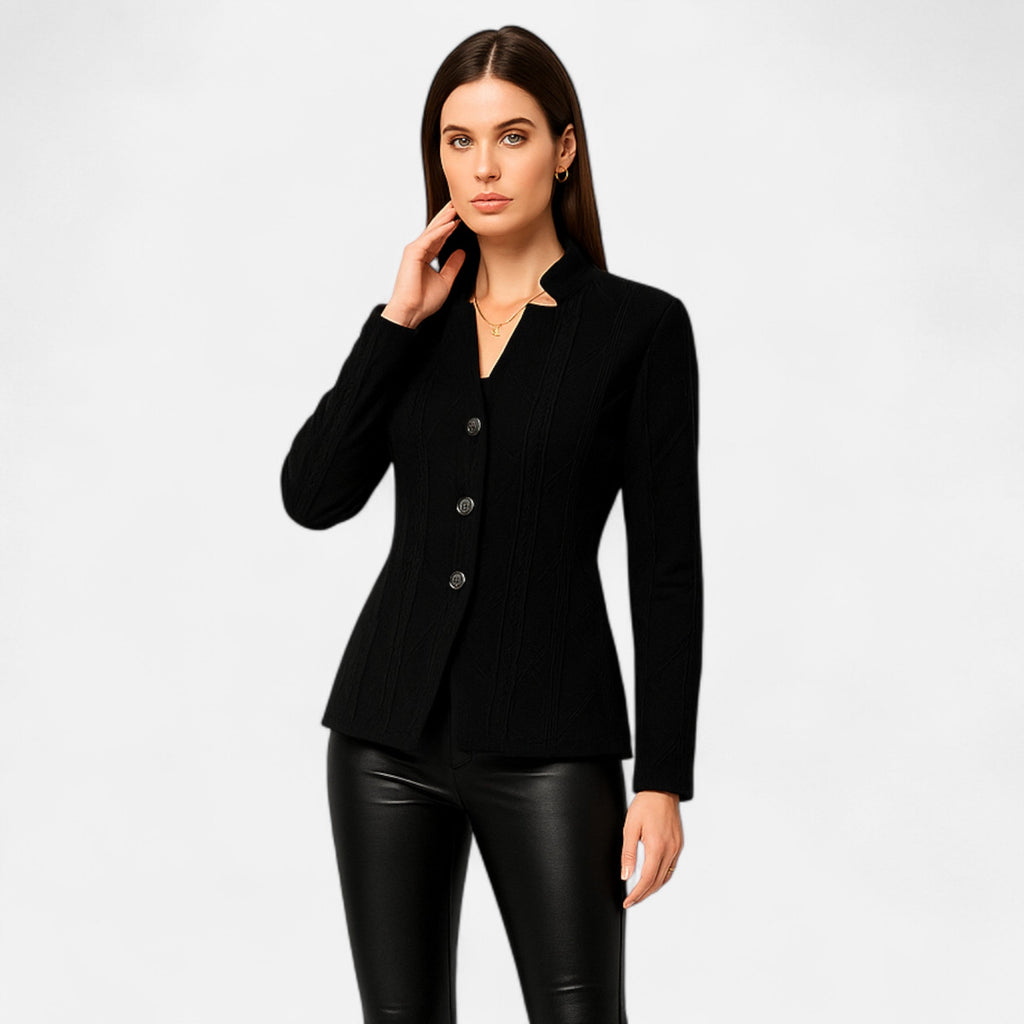 Dorevelle Women’s Elegant Tailored Jacket with Heritage Lapel – Timeless Classic Style