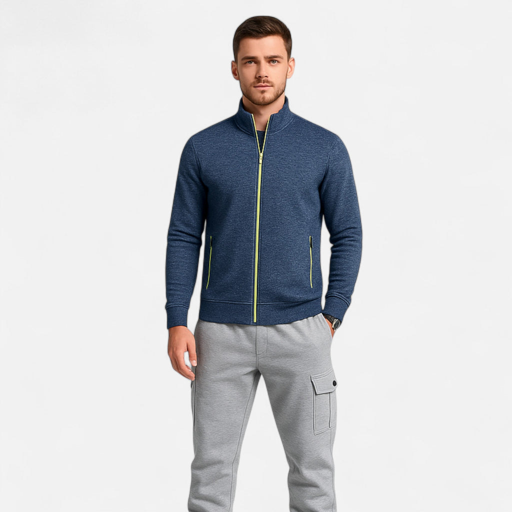 Dorevelle | Herren-Zip-Cardigan – Zeitloser Herbst-Winter-Strickstil