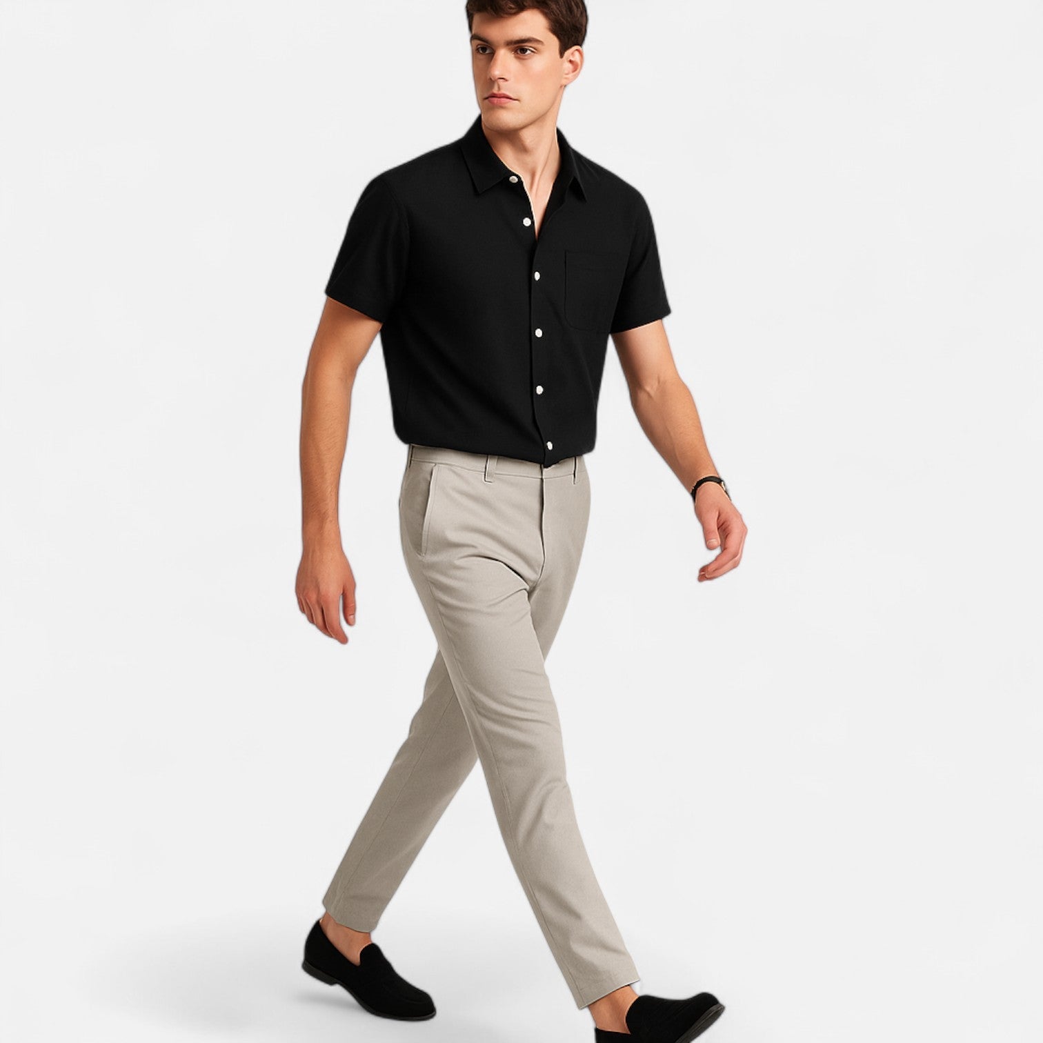 Dorevelle Men’s Casual Shirt – Stylish Riviera Relaxed Fit for All-Day Comfort