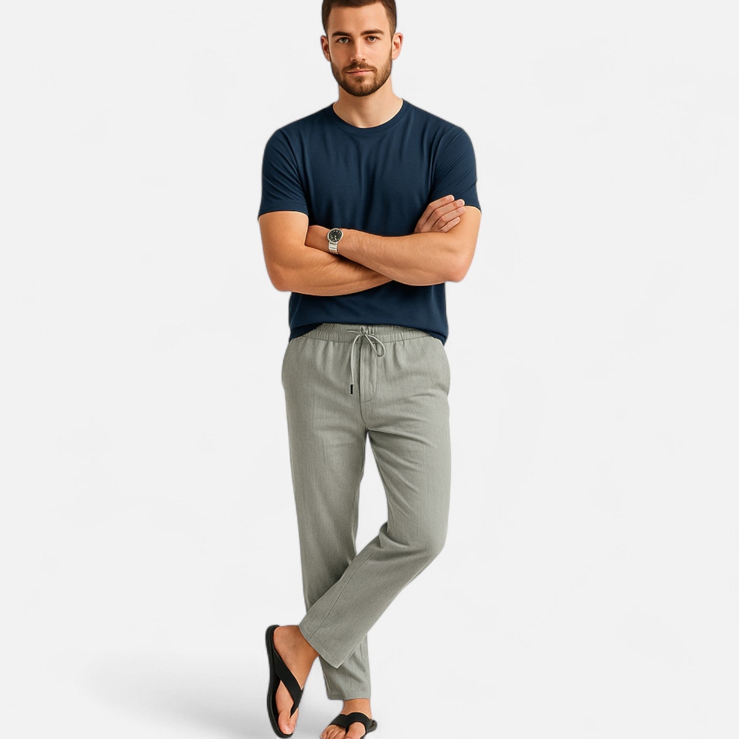 Dorevelle | Men’s Linen Trousers – Heritage Lightweight Fit for Stylish Comfort