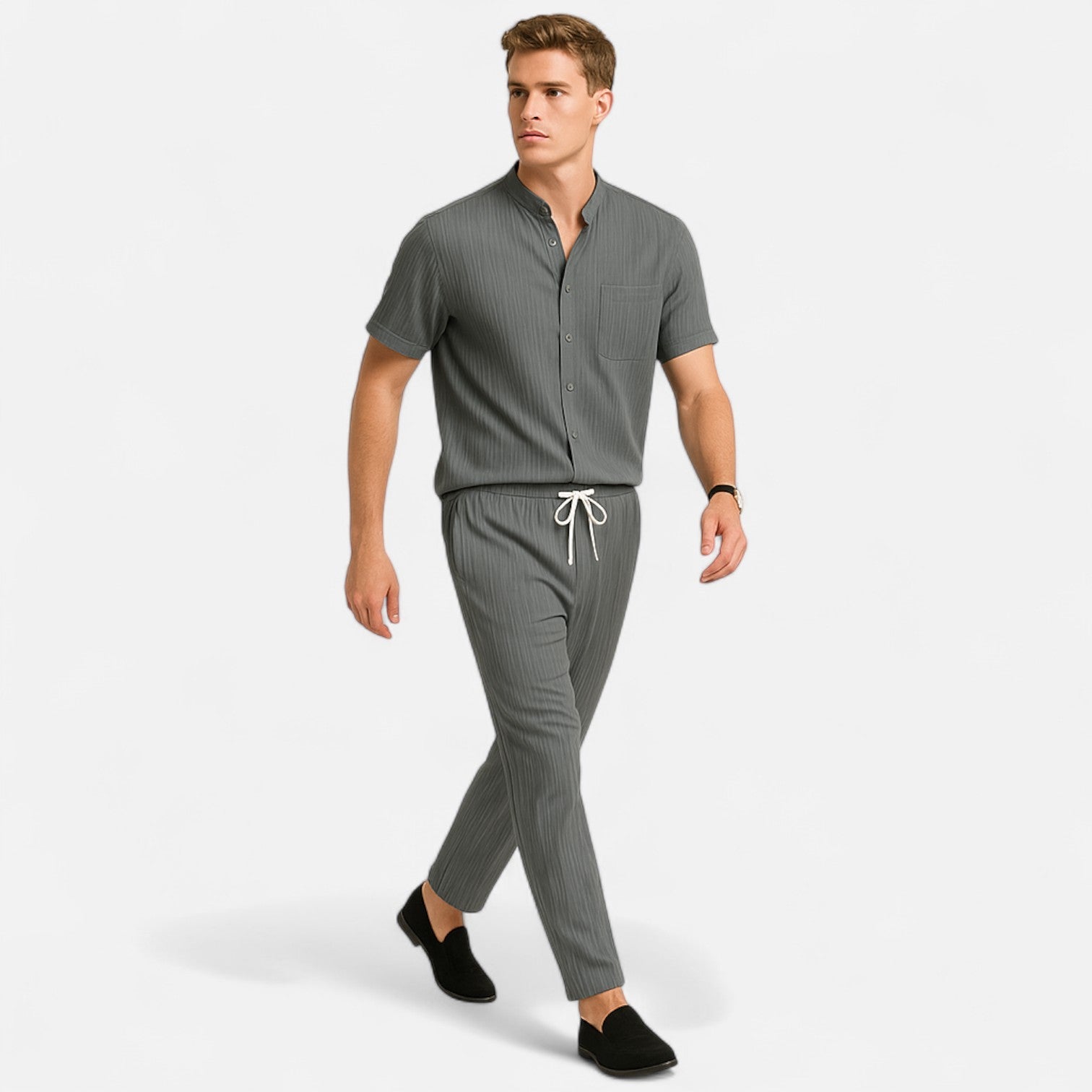 Dorevelle Men’s Shirt & Trouser Set – Elegant Riviera Ensemble for a Stylish Look
