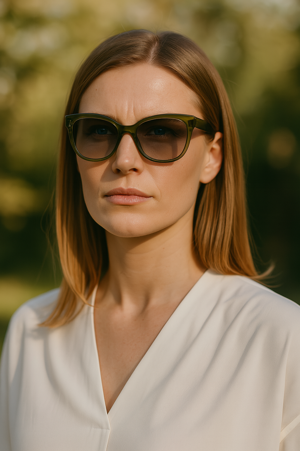 Fashionable original sunglasses with thick butterfly frame