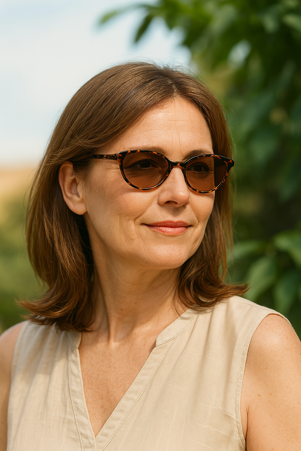 Leopard brown sunglasses