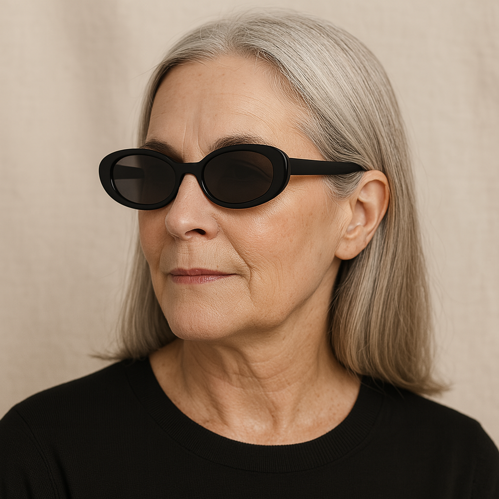 Oval vintage sunglasses