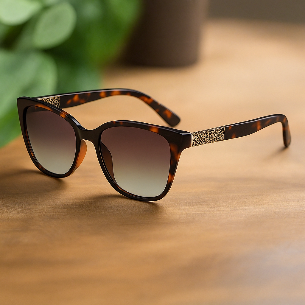 Trendy women's sunglasses - polarized & uv protection with memory frame