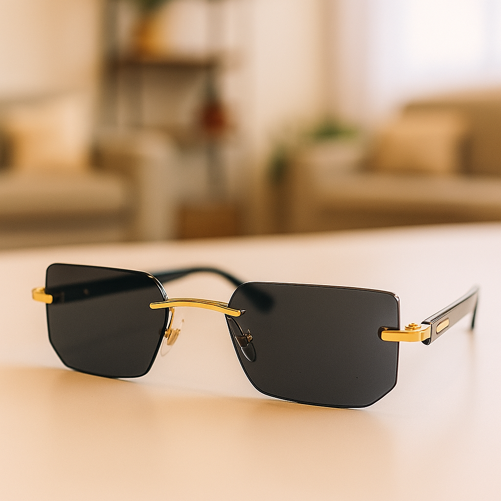 Fashion Rimless Sunglasses for Women