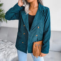 Elegant Women's Winter Blazer: Stylish Comfort and Warmth for Cold Days