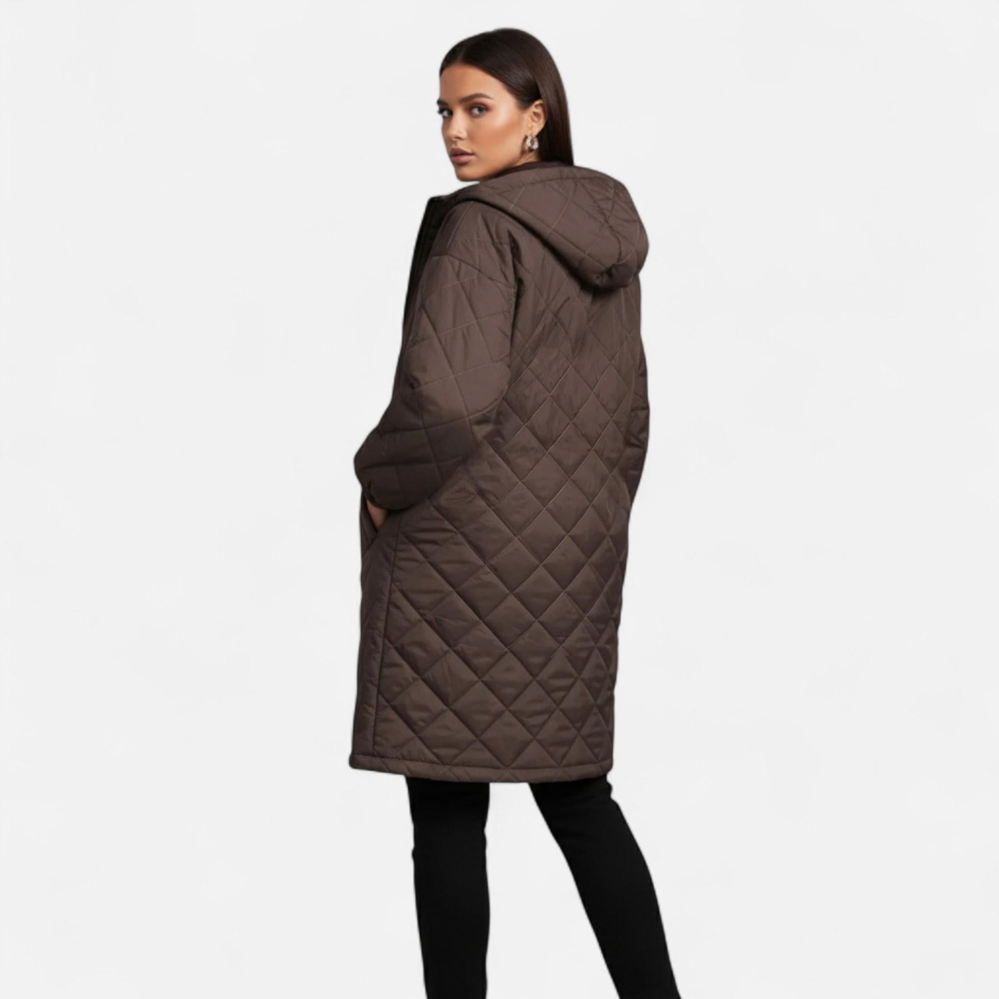 Dorevelle Damen gesteppte Kapuzenjacke – Eleganz für Herbst und Winter