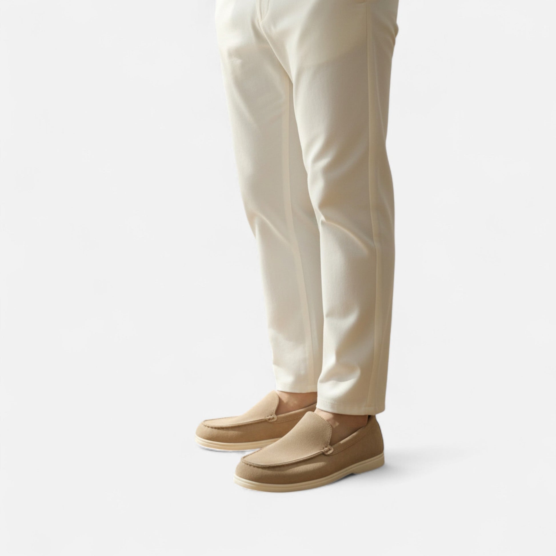 Dorevelle Herren Wildleder-Slipper für mühelosen Stil
