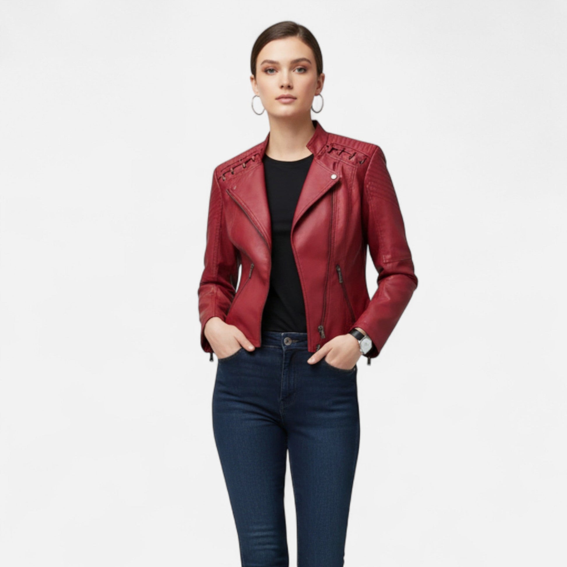 Dorevelle | Élégante veste slim-fit à fermeture éclair pour femmes