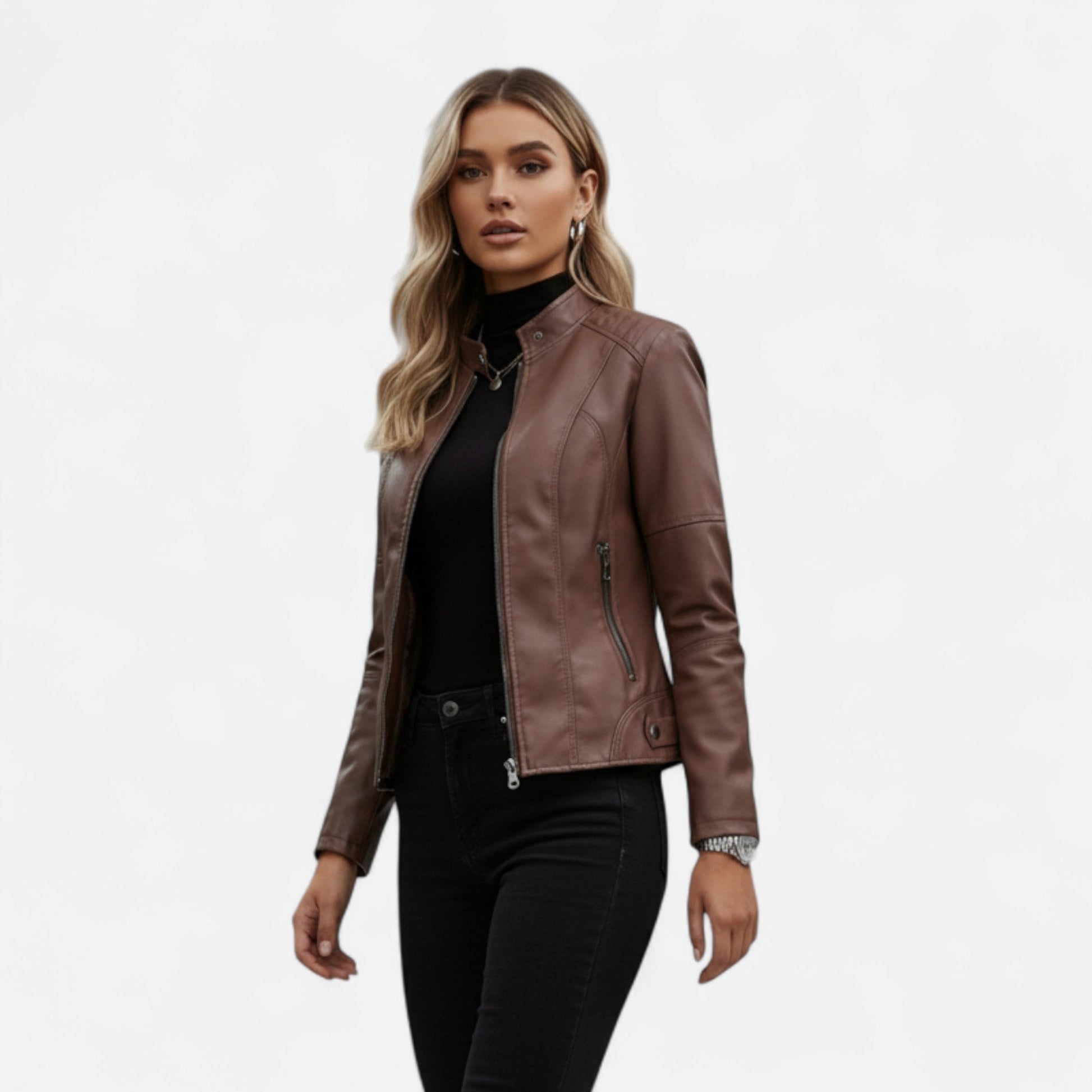 Dorevelle Women's Leather Jacket – Timeless Heritage Chic Style