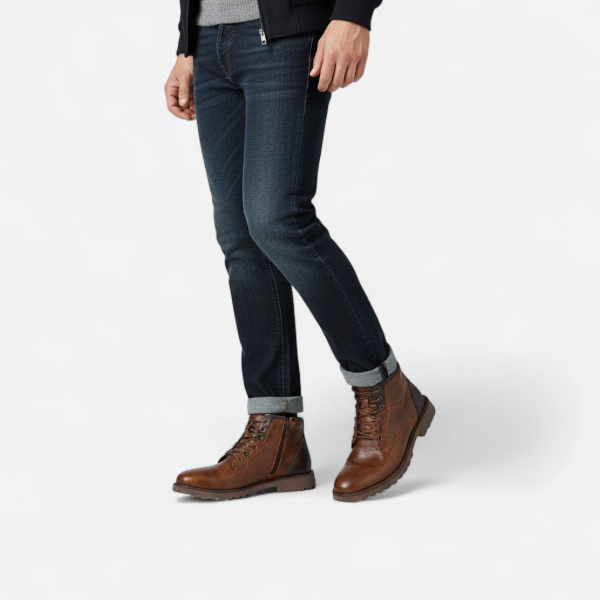 Dorevelle Herren Vintage Leder Schnürstiefel für stilbewusste Männer