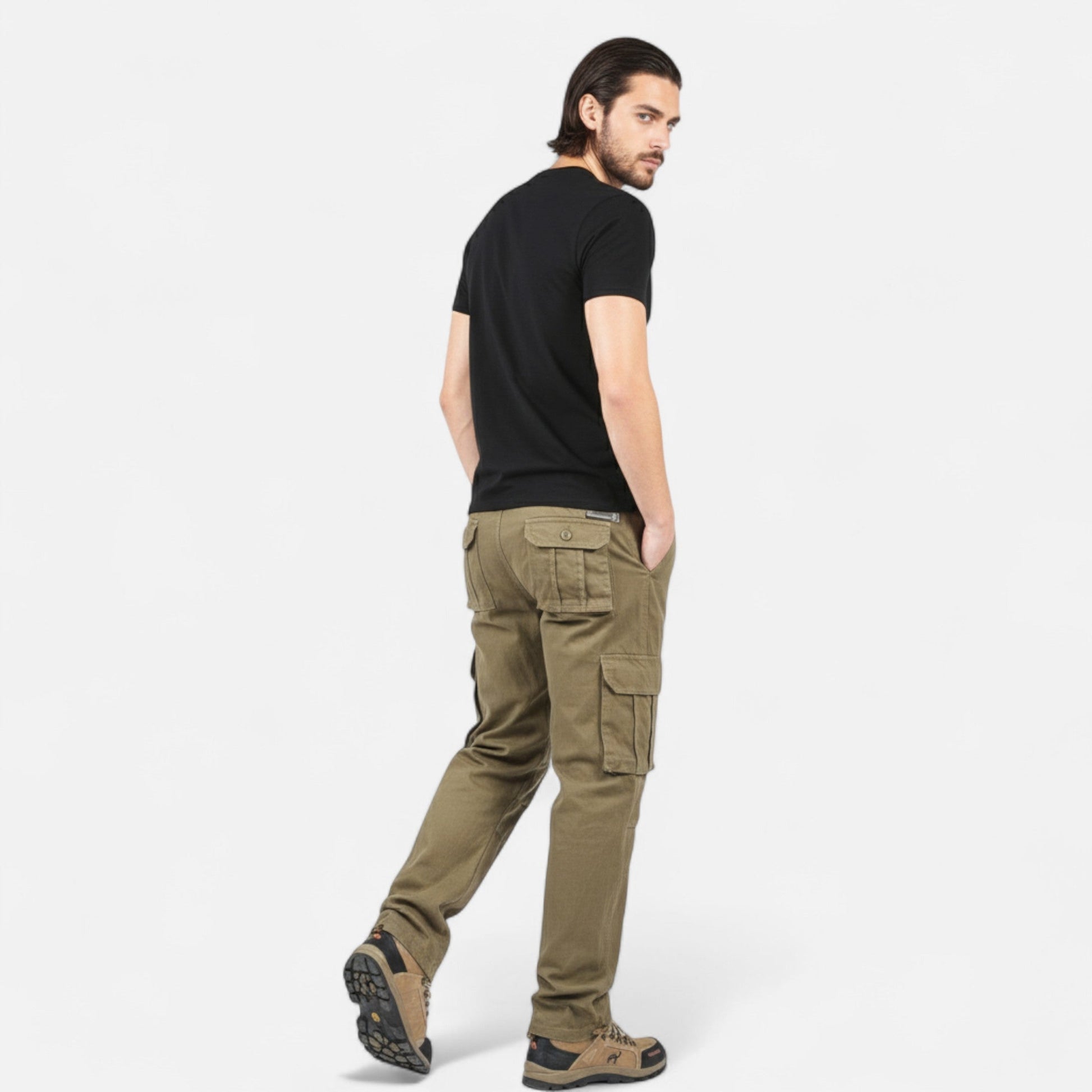 Dorevelle Men’s Cargo Trousers – Classic Cotton Military-Inspired Heritage Style