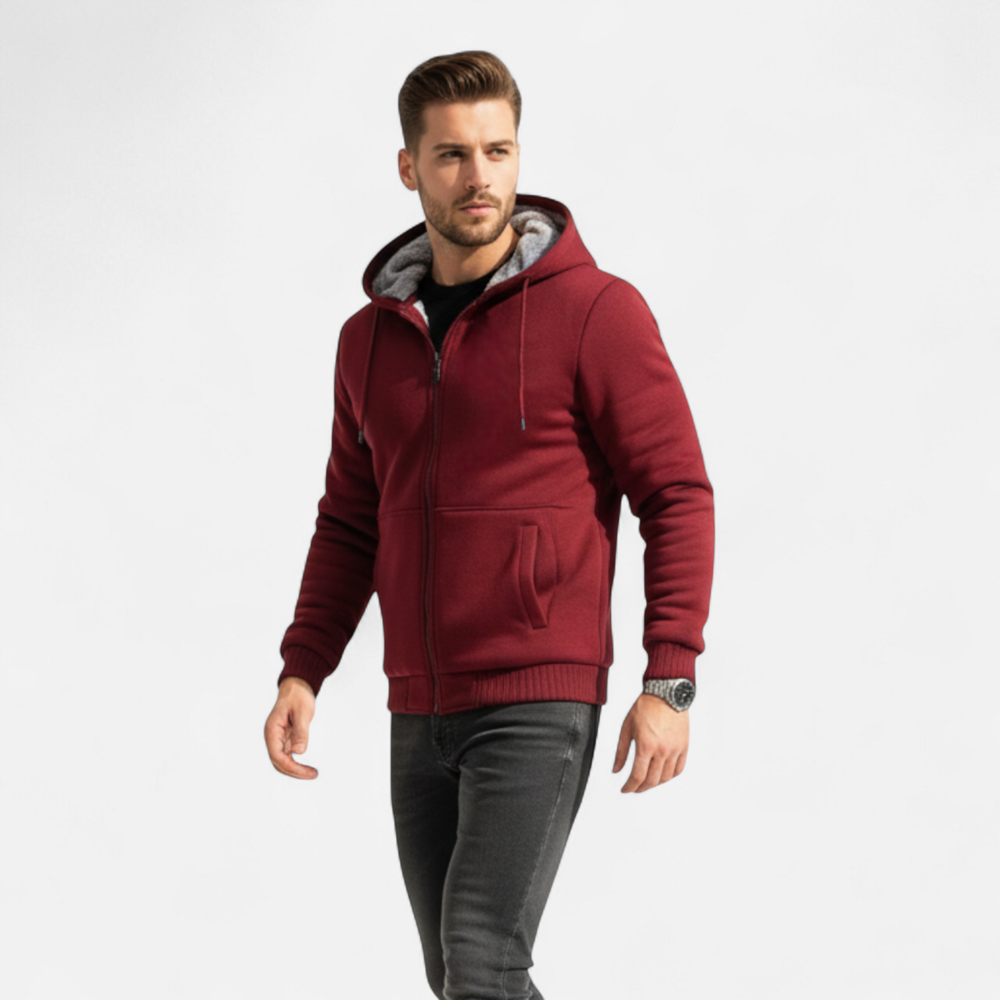 Dorevelle | Men’s Fleece Hoodie – Casual Heritage Comfort