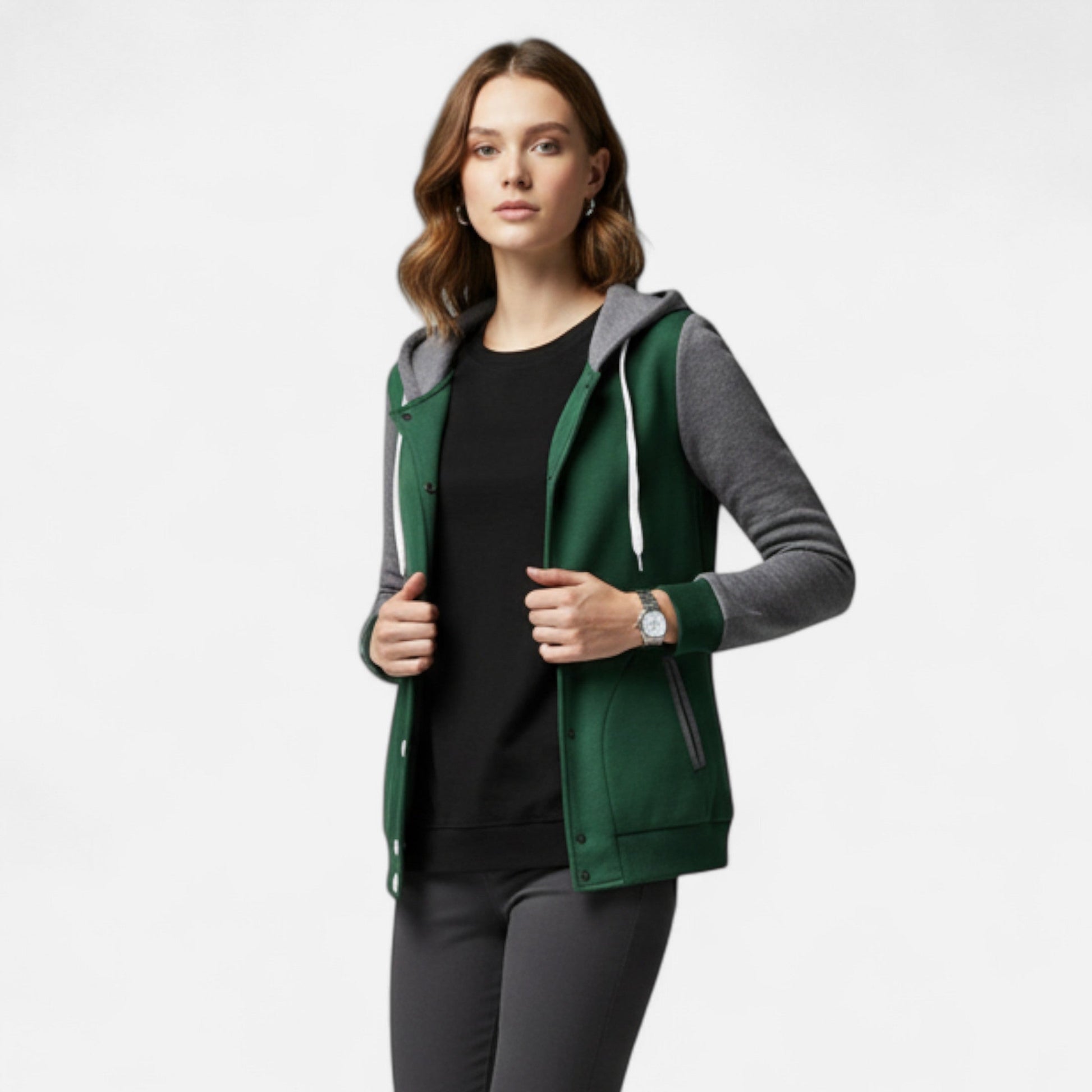 Dorevelle Women's Cotton Jacket with Stylish Heritage Hooded Design