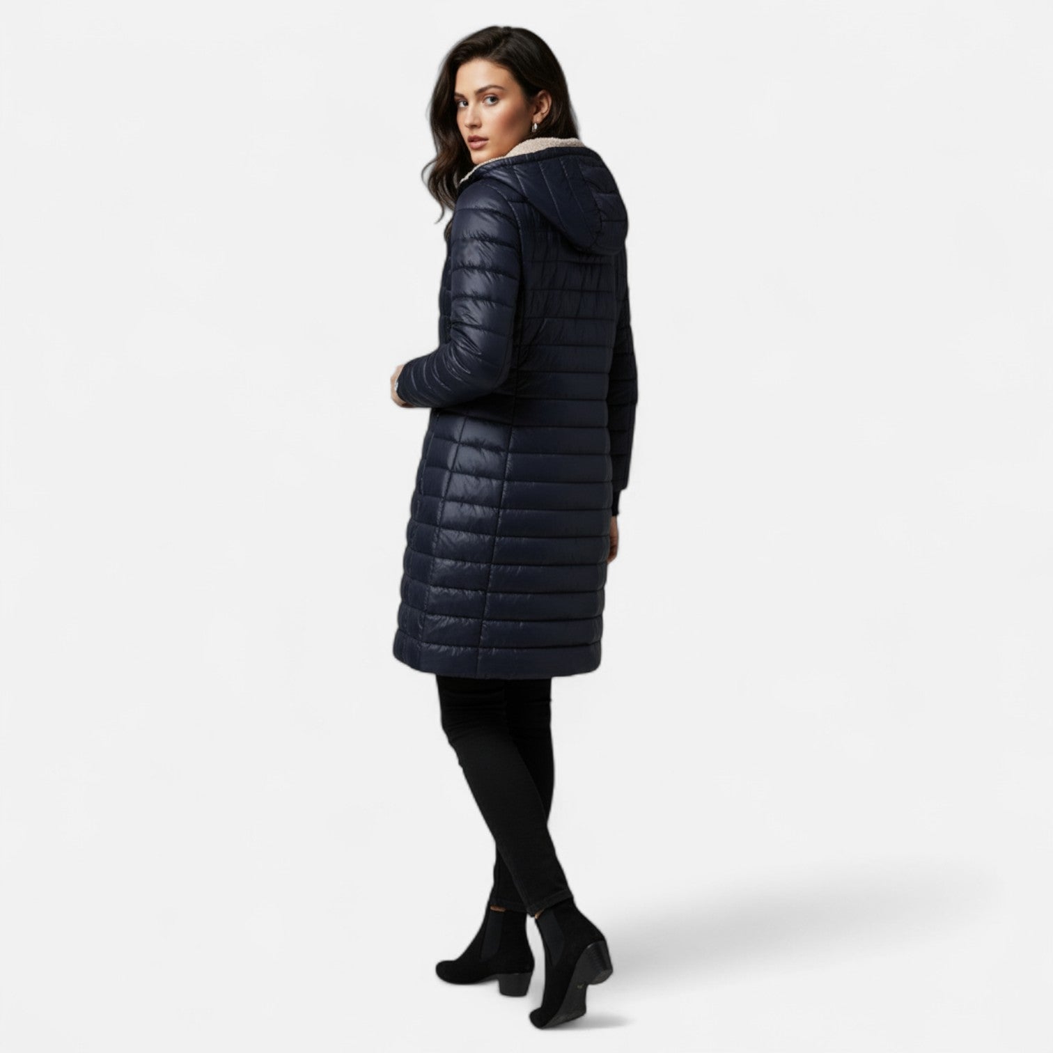 Dorevelle | Women's Mid-Length Jacket – Elegant & Cozy Seasonal Style