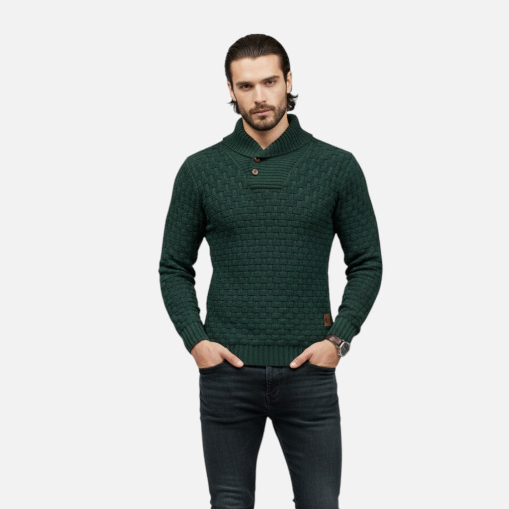 Dorevelle Men’s Premium High-Stretch Cozy Winter Sweater
