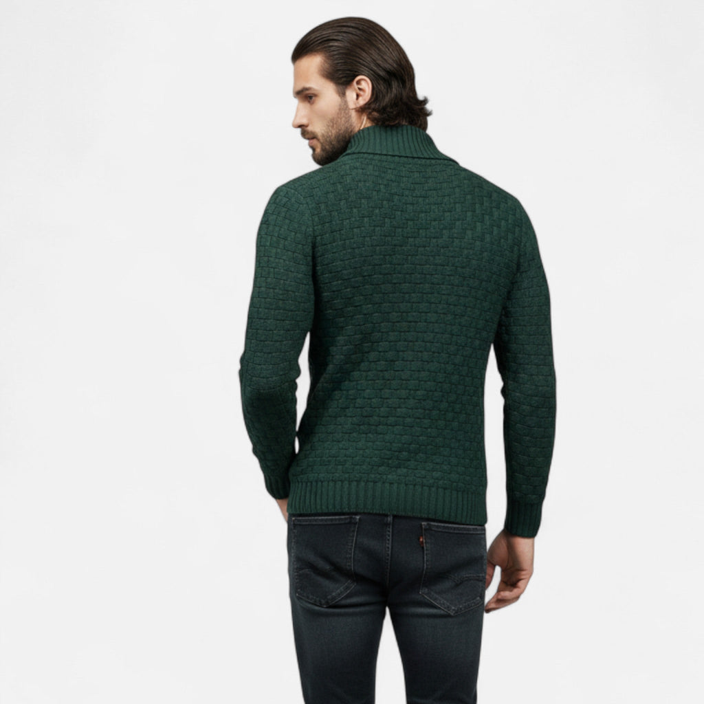 Dorevelle Men’s Premium High-Stretch Cozy Winter Sweater