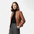Dorevelle Women's Leather Jacket – Timeless Heritage Chic Style