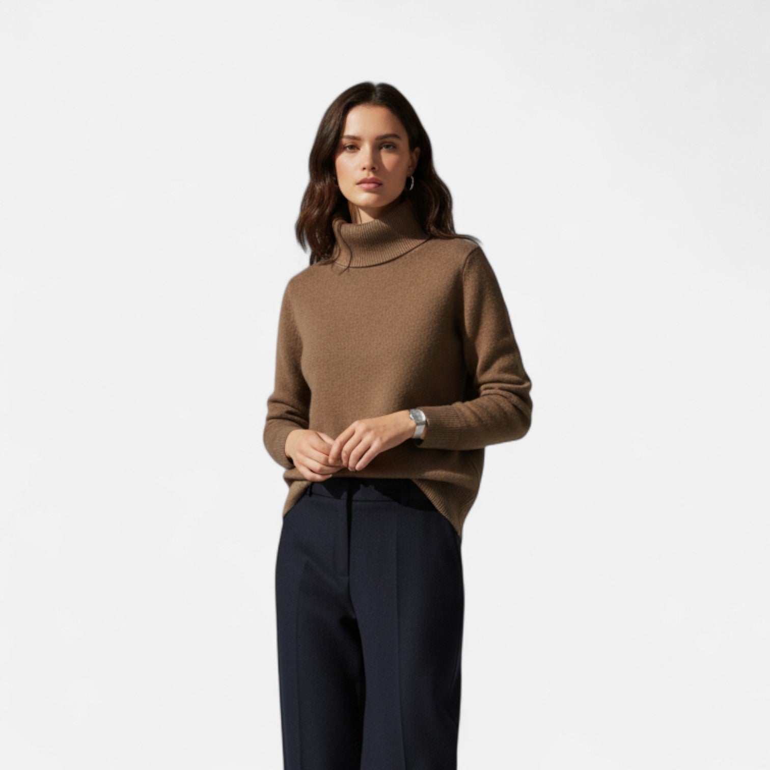 Dorevelle | Women's Cozy Turtleneck Sweater – Perfect for Autumn & Winter Chic