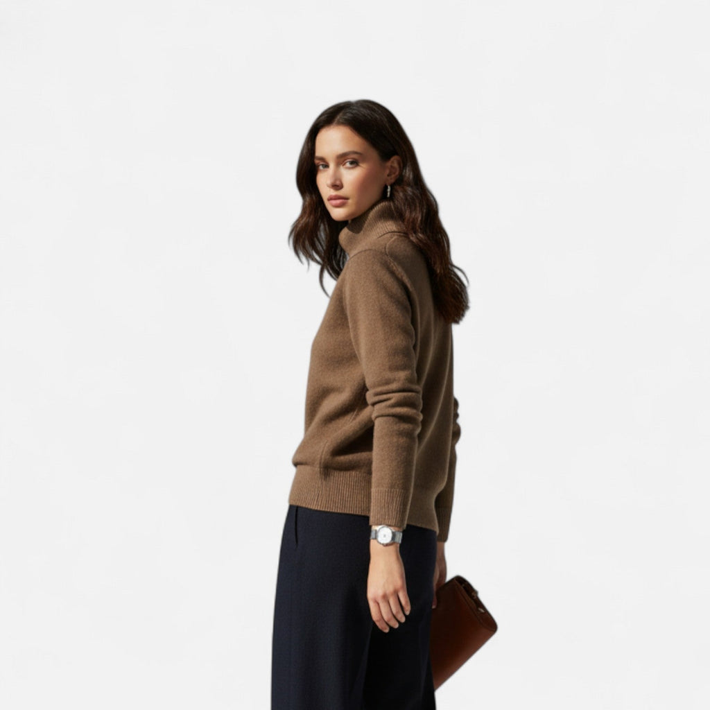 Dorevelle | Women's Cozy Turtleneck Sweater – Perfect for Autumn & Winter Chic