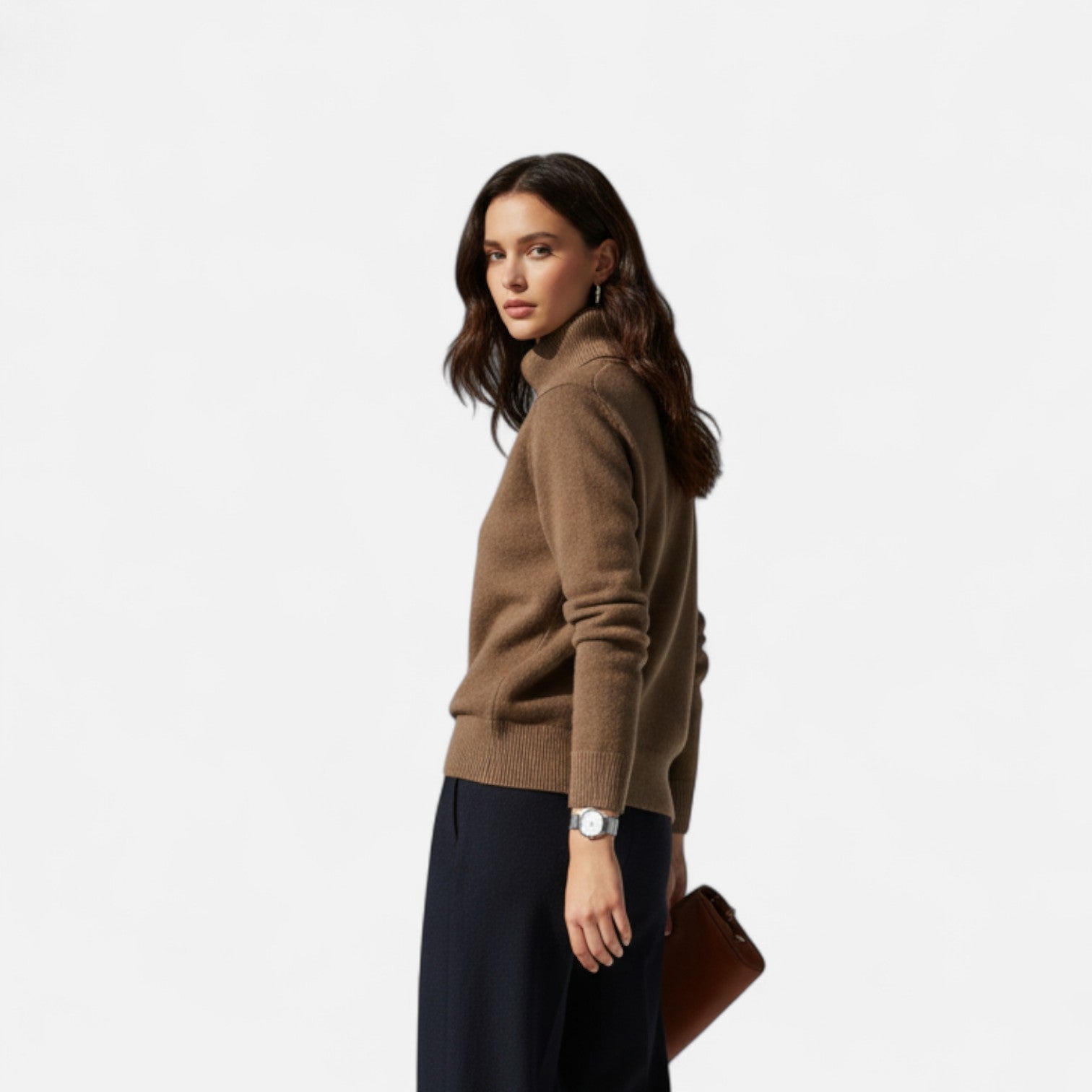 Dorevelle | Women's Cozy Turtleneck Sweater – Perfect for Autumn & Winter Chic
