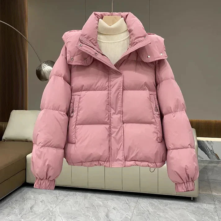 Elegant Warm Coat in Classic Design - Christine