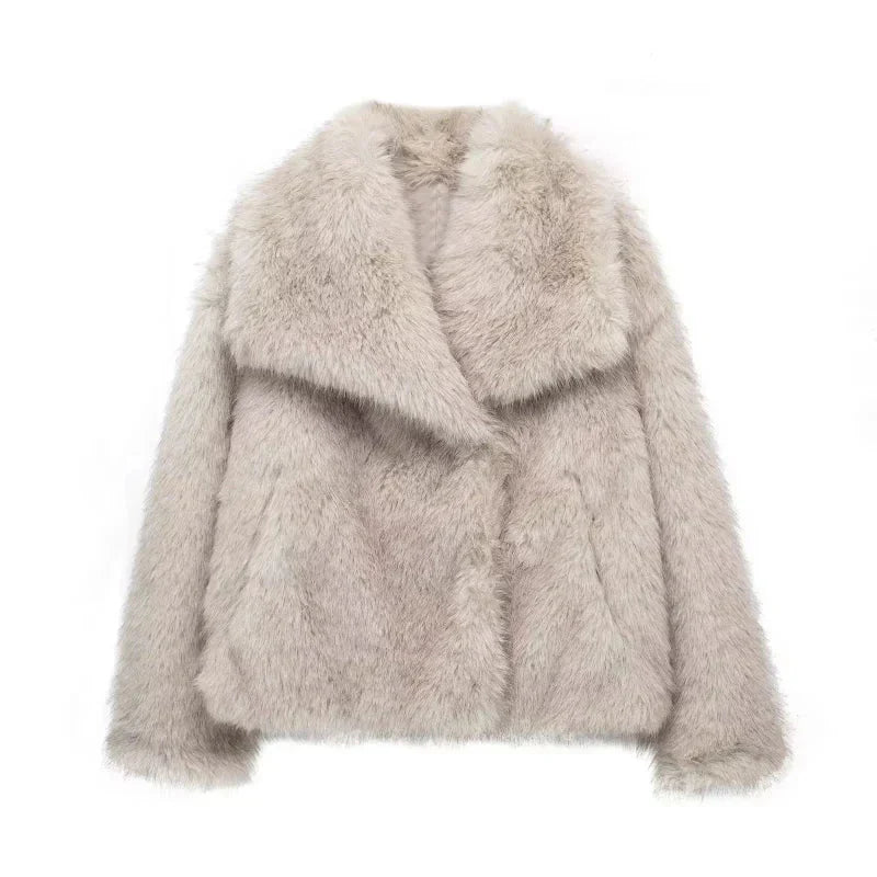 Arabella - Plush Plush Winter Coat for Cozy Comfort