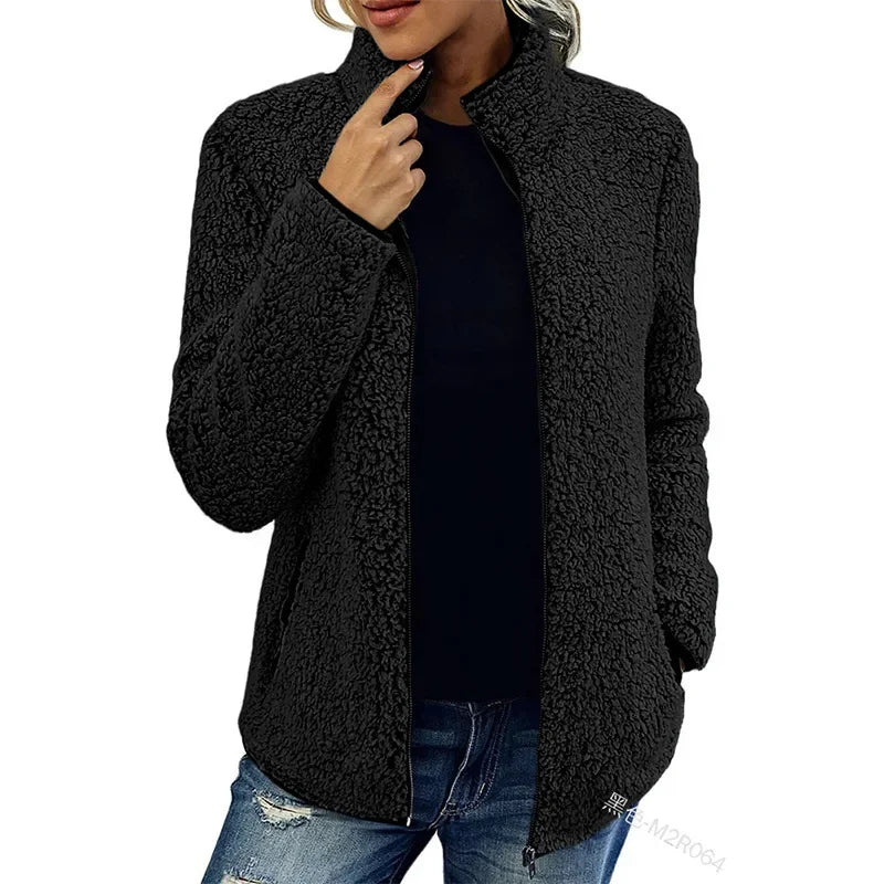 OLIVIA Women's Fleece Jacket for Stylish Wearing Comfort