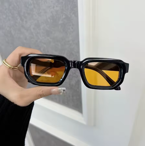 Luxury rectangle sunglasses for women