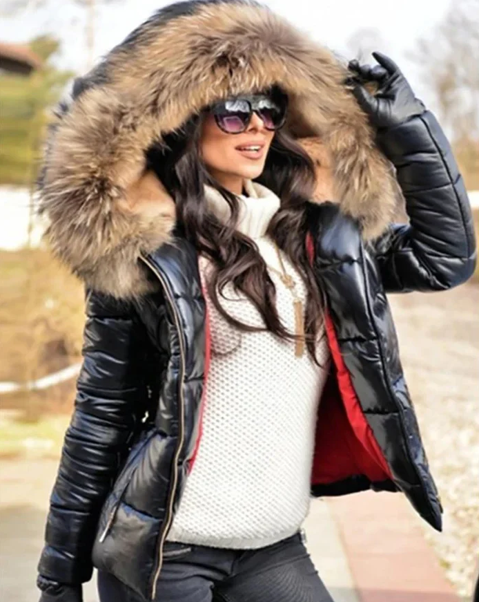 Laura – Stylish winter coat with plush faux fur for elegant warmth