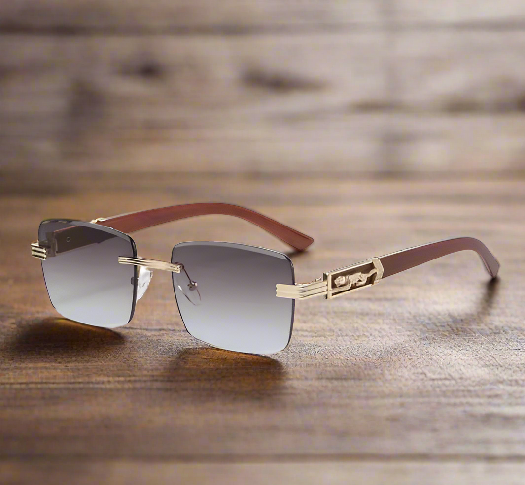 Classy champagne colored glasses