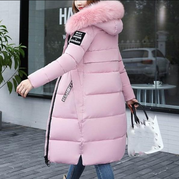 Fuzede - Long Women's Winter Coat for Elegant Protection and Comfort